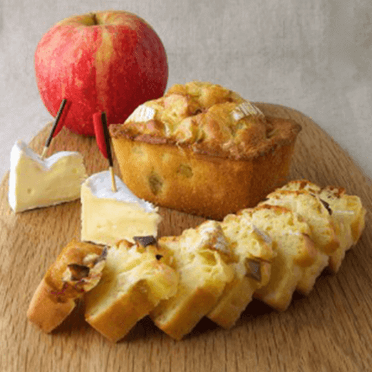 Cake Camembert Président aux pommes