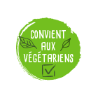 Convient aux végétariens