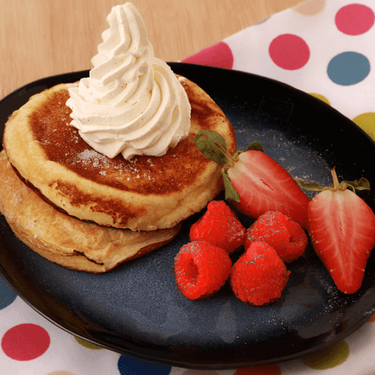 Crêpes soufflées en nuage de chantilly