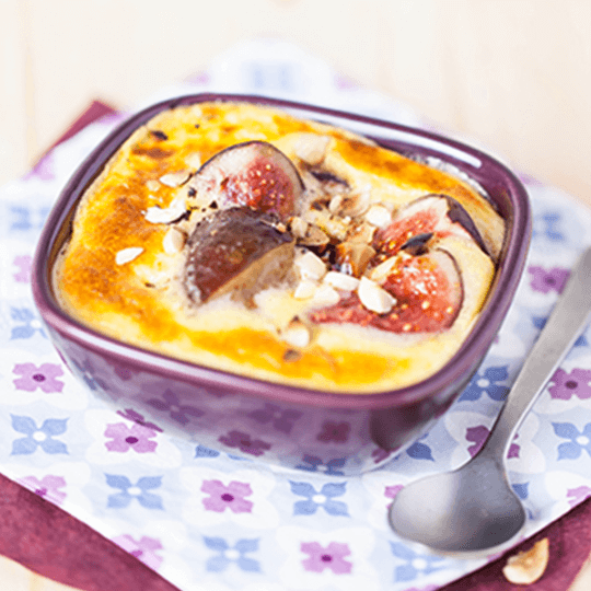 Gratin de figues aux noisettes