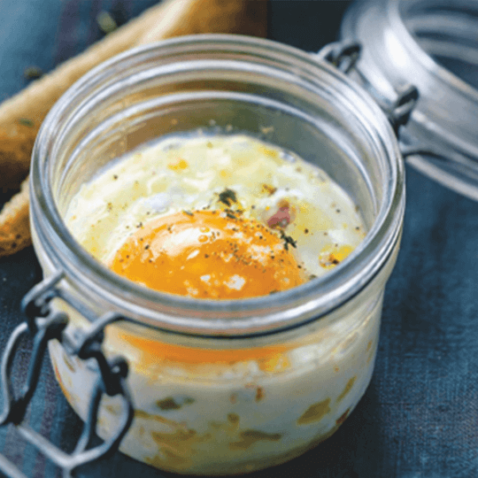 Oeuf Cocotte Basquaise