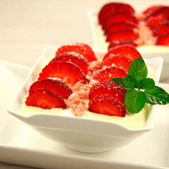 Tiramisu aux fraises