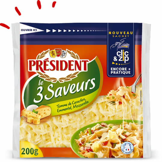 Le Râpé 3 Saveurs Président - Président