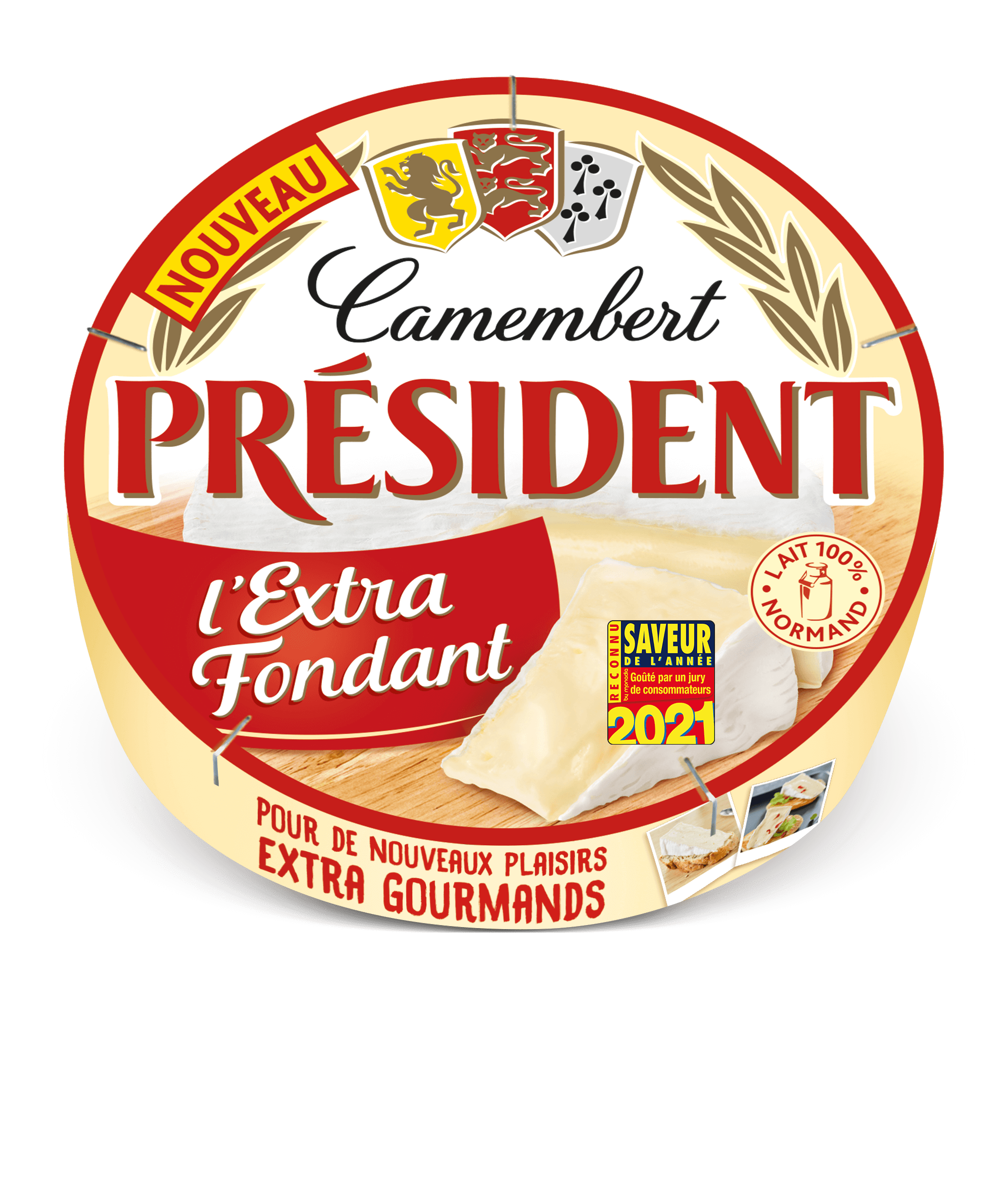 Si T'as Le President T'as Le Camembert Camembert Président l’Extra Fondant 250g - Président