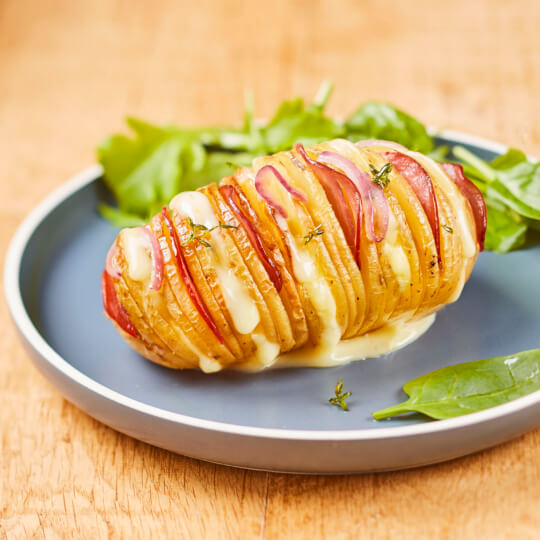 Pommes de terre farcies au fromage à raclette - Recette au fromage