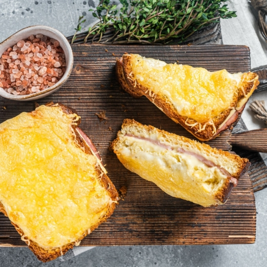 Croque monsieur gourmand emmental president